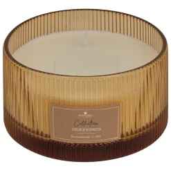 Vela ámbar en vaso de vidrio ALBIE 635g