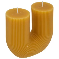 Vela Mostaza Forma De U