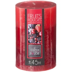 Vela Perfumada Aroma Frutos Rojos 7x10Cm