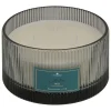 Vela perfumada con portavelas de vidrio ALBIE