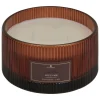 Vela perfumada con portavelas de vidrio ALBIE