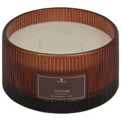 Vela perfumada con portavelas de vidrio ALBIE