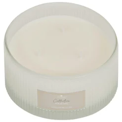Vela perfumada con portavelas de vidrio ALBIE