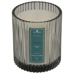 Vela perfumada con vaso de vidrio ALBIE oud