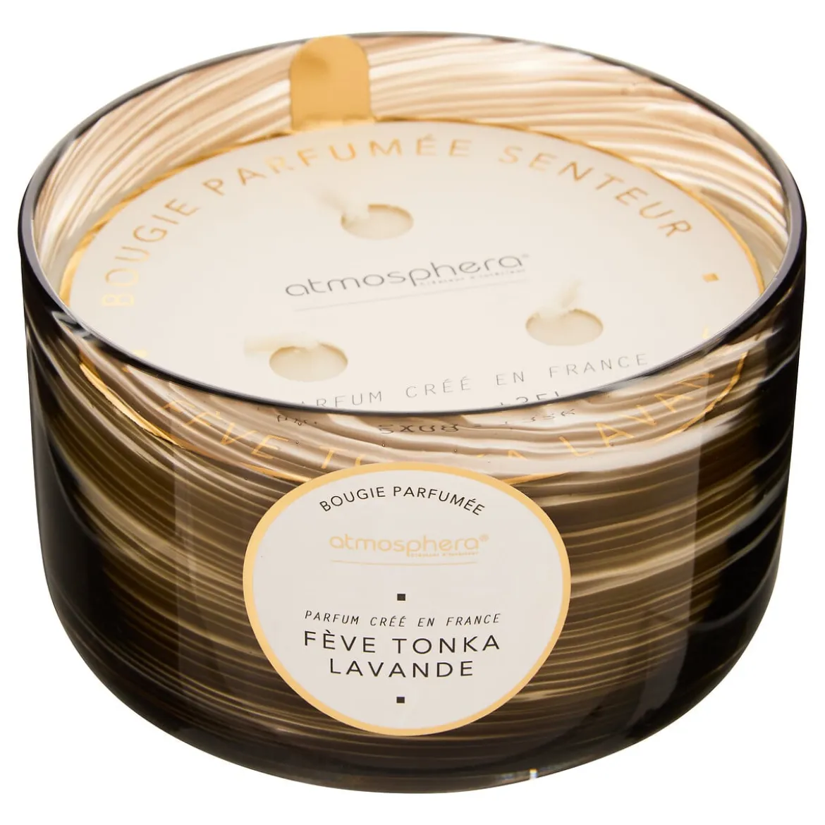 Vela perfumada en tarro de vidrio TONKA