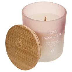 Vela perfumada en tarro de vidrio