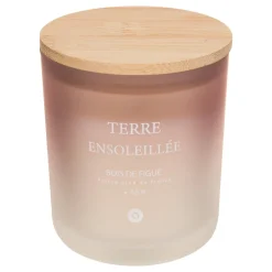 Vela perfumada en tarro de vidrio
