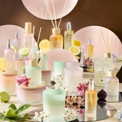 Vela perfumada en tarro de vidrio