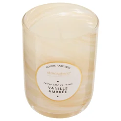 Vela perfumada en tarro de vidrio
