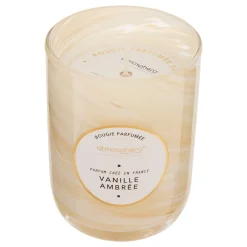 Vela perfumada en tarro de vidrio