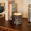 Vela perfumada en vaso de cerámica
