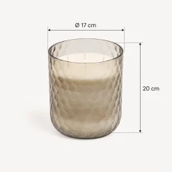 Vela perfumada en vaso de vidrio CED 3.3Kg