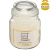 Vela perfumada en vaso de vidrio