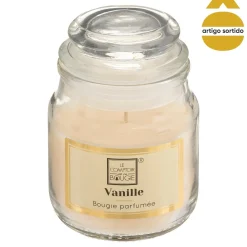 Vela perfumada en vaso de vidrio
