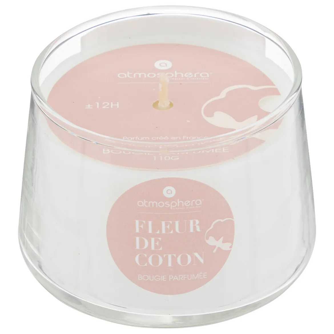 Vela Perfumada Flor de Algodón 110g