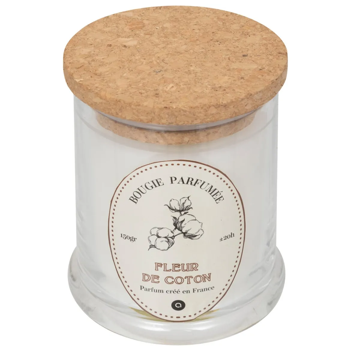 Vela perfumada HAPO flor de algodón 150gr