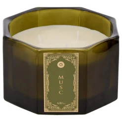 Vela perfumada MUSC de vidrio 430G