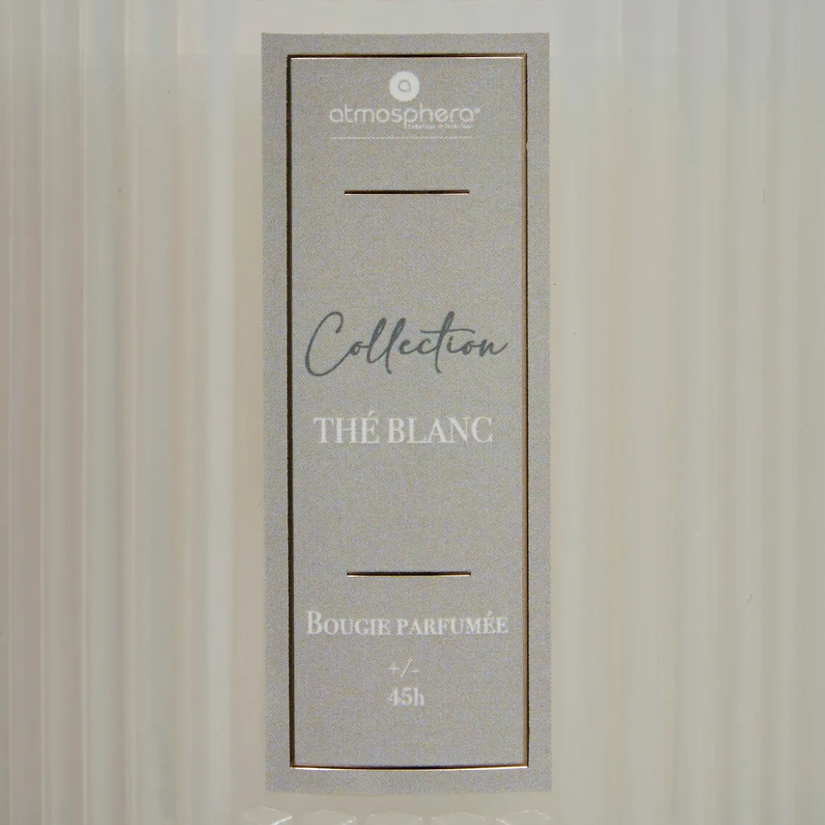 Vela perfumada vaso de vidrio ALBIE thé blanc