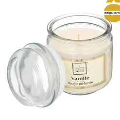 Vela perfumada vaso de vidrio