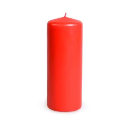 Vela Pilar Basic Roja 7.3x19Cm