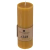 Vela Pilar Demi De Rayas Mostaza 14cm