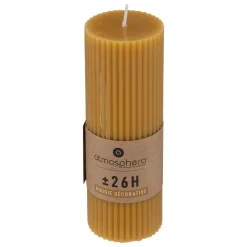 Vela Pilar Demi De Rayas Mostaza 14cm