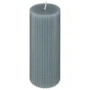 Vela Pilar Demir De Rayas Azul 14cm