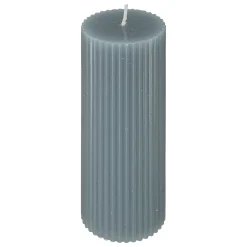 Vela Pilar Demir De Rayas Azul 14cm