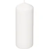 Vela Pilar Many Blanca 18cm