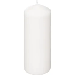 Vela Pilar Many Blanca 18cm