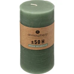 Vela Pilar Olia Verde 14cm