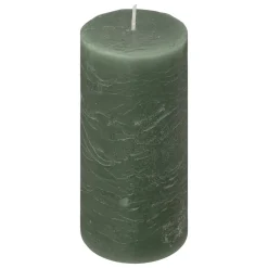 Vela Pilar Olia Verde 14cm