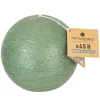 Vela Redonda Olia Verde 10cm