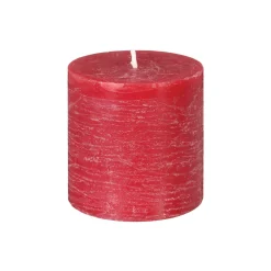 Vela Rústica Roja 6.7x7Cm