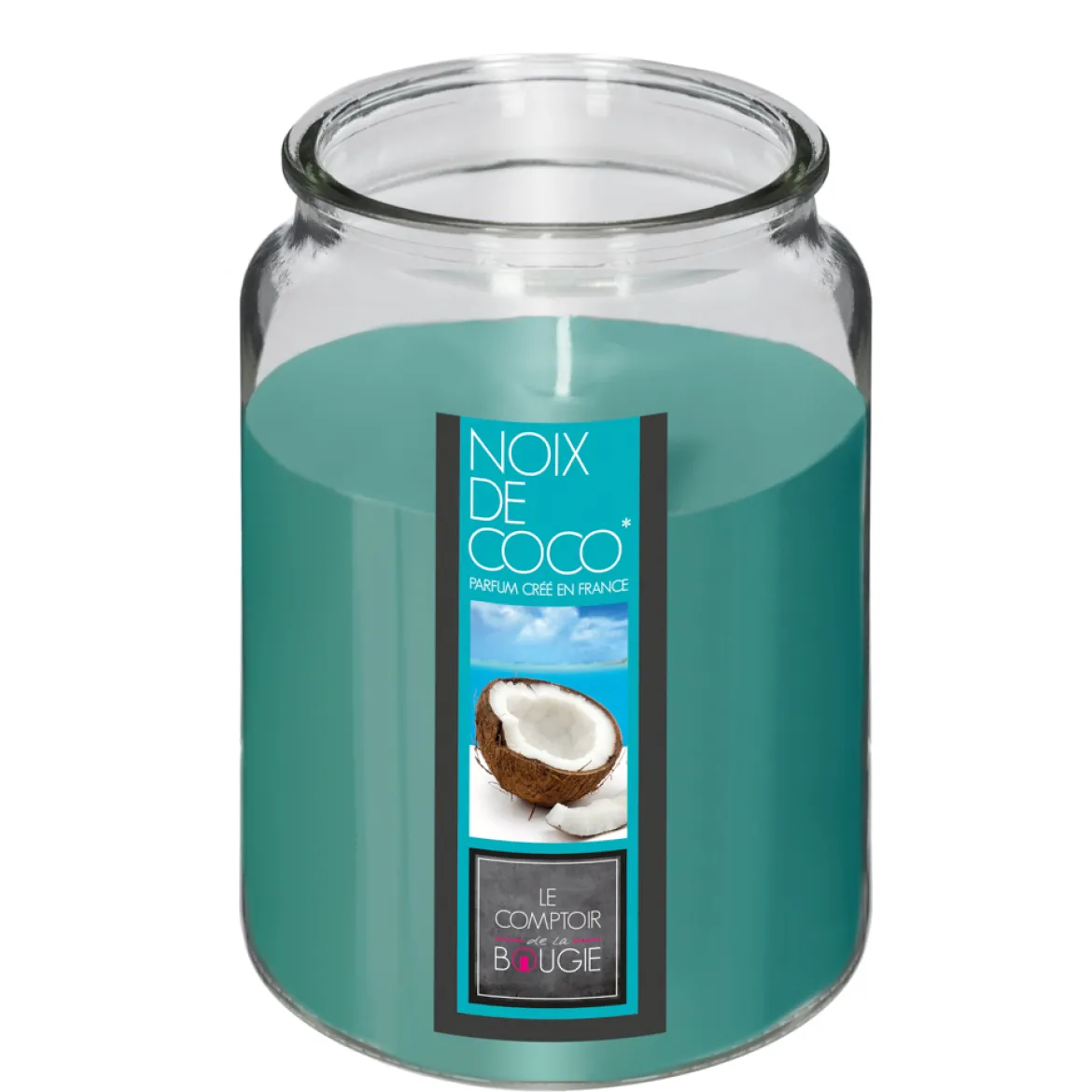 Vela Tarro C/Tapa Aroma Coco 510G