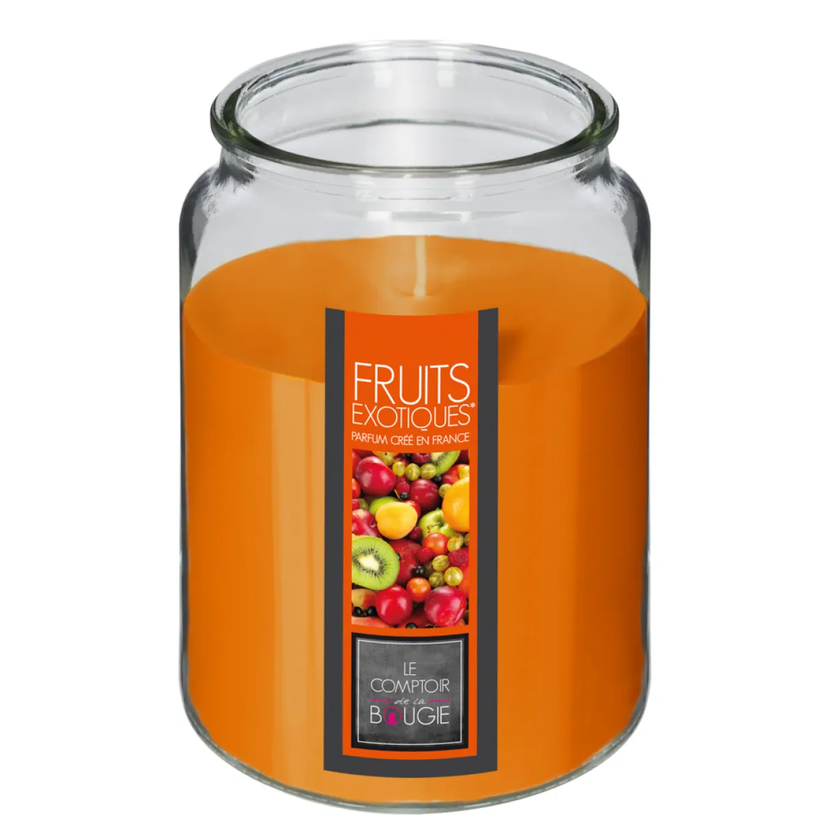 Vela Tarro C/Tapa Frutas Exóticas 510G