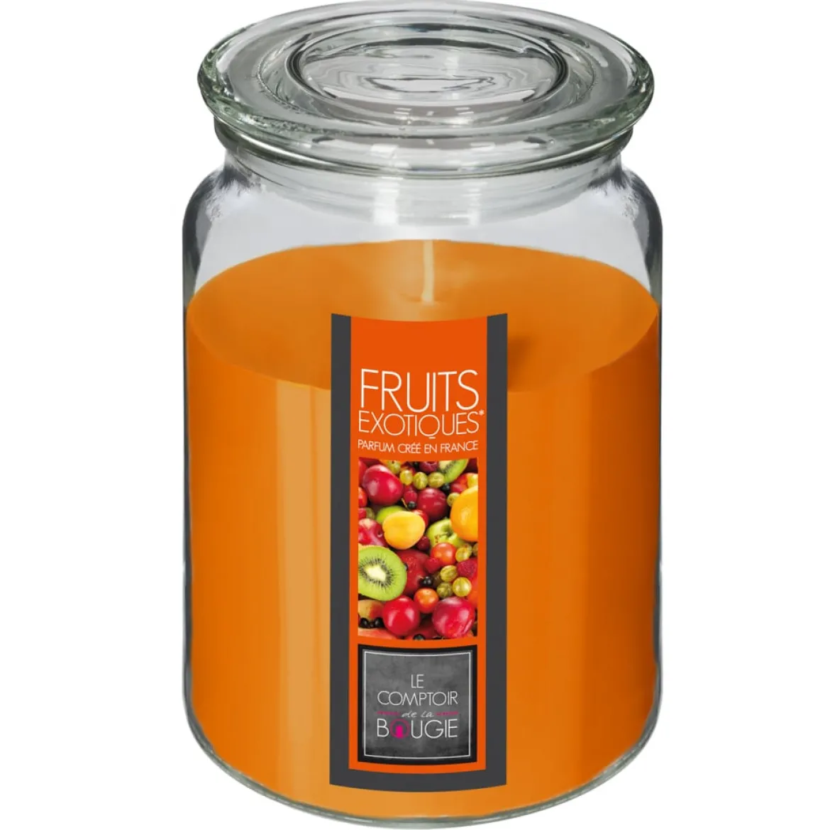 Vela Tarro C/Tapa Frutas Exóticas 510G