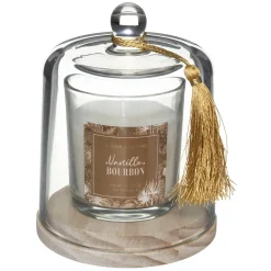Vela Vainilla C/Campanilla Vidrio 130G