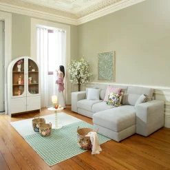 Vitrina BLOOMY marfil 180cm