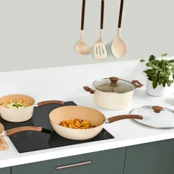 Wok HARMONY de aluminio reciclado 28cm