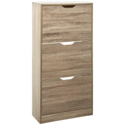 Zapatero Con 3 Cajones 60x23.3x119.5Cm
