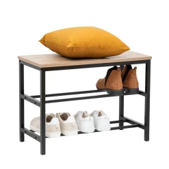 Zapatero Con 2 Estantes 63x30x45Cm