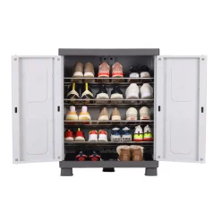 Zapatero con 5 niveles gris