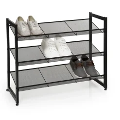 Zapatero De Metal Negro